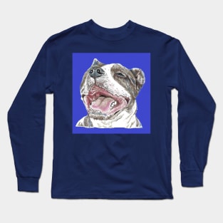 June, the rescue dog. Long Sleeve T-Shirt